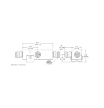 MICROLAB DN-64FE SEPARADOR 8dB 6:1 Tap 350-5930MHz 500W