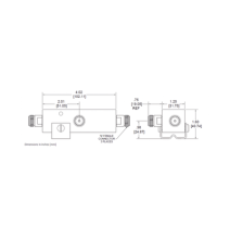 MICROLAB DN-14FN SEPARADOR 30dB 1000:1 Tap 350-5930MHz