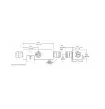 MICROLAB DN-04FE 20dB 100:1 Tapper 350-5930MHz 500W -16