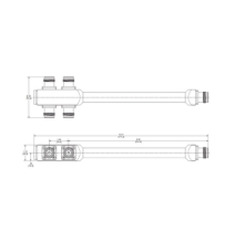 MICROLAB D4-83FE DIVISOR REACTIVO DE 4 VIAS 575-5925MHz