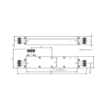 MICROLAB CK-58N Acoplador direccional 20dB 694-2700 50W