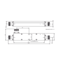 MICROLAB CK-54N Acoplador direccional 15dB 694-2700 50W