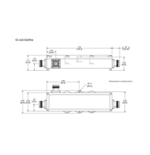 MICROLAB CC-15E Acoplador direccional 15dB 575-2700MHz