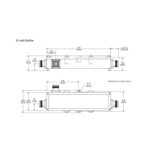 MICROLAB CC-10E Acoplador direccional 10dB 575-2700MHz