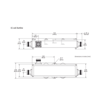 MICROLAB CC-05E Acoplador direccional 5dB 575-2700MHz 3