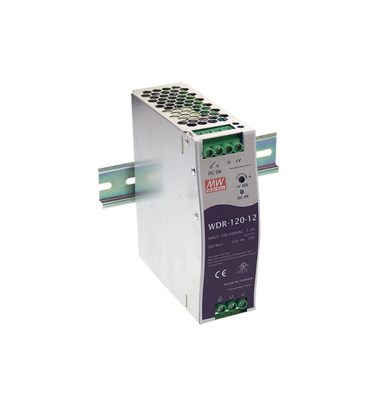MEANWELL WDR12024 Fuente de Poder Industrial de 120W sa