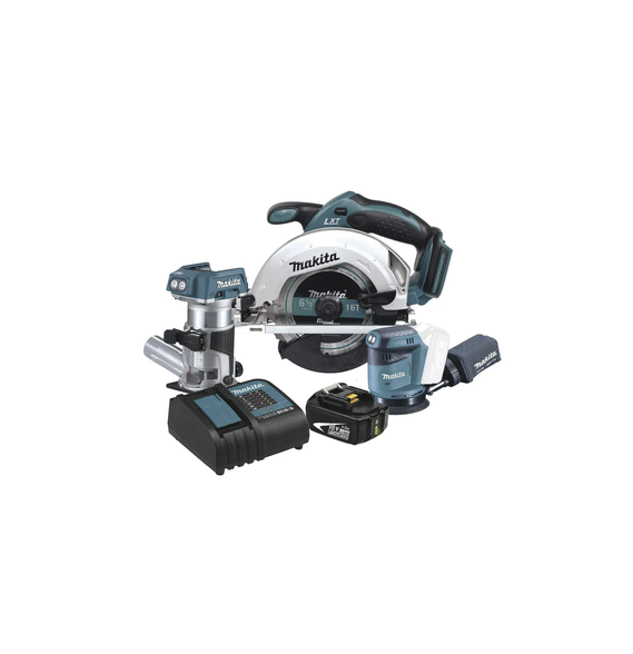 MAKITA DLX3165ST Kit Inalámbrico De Carpintería Sierra