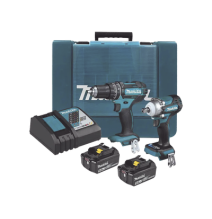 MAKITA DLX2500T Kit de Rotomartillo Atornillador DHP482