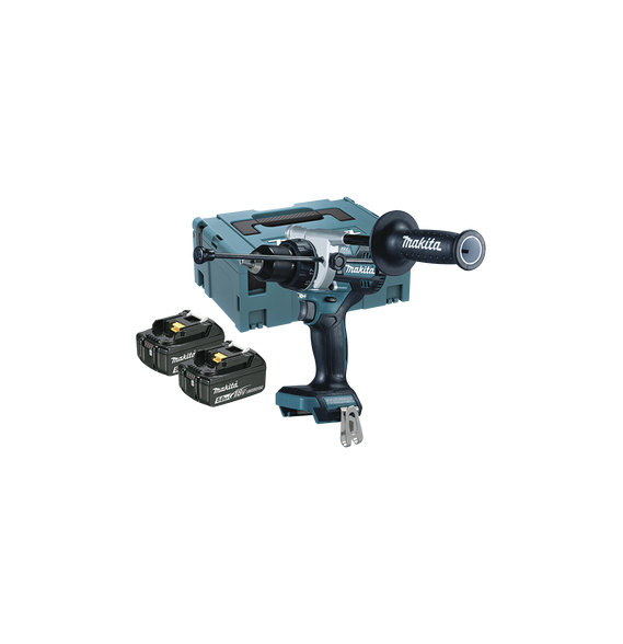 MAKITA DHP-486-RTJ Taladro combinado BL 18 V LXT 5.0 Ah