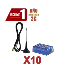 M2M SERVICES KIT10MINI012G KIt de 10 Comunicadores de A