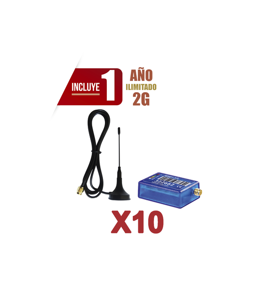 M2M SERVICES KIT10MINI012G KIt de 10 Comunicadores de A