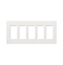 LUTRON ELECTRONICS SC-5-SW PLACA DE PARED 5 ESPACIOS
