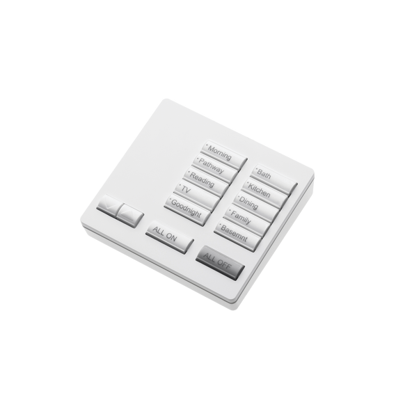 LUTRON ELECTRONICS RRT10RLSW Botonera de Sobremesa Port