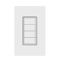 LUTRON ELECTRONICS RRSTW4BWH RadioRa3 Botonera Sunnata