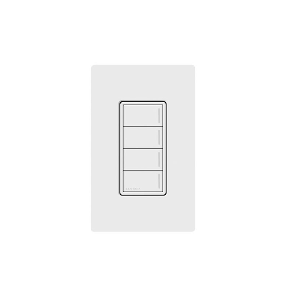 LUTRON ELECTRONICS RRSTW4BWH RadioRa3 Botonera Sunnata