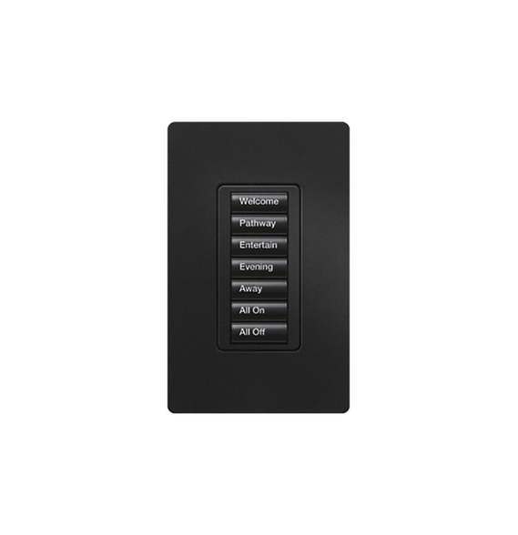 LUTRON ELECTRONICS RRDW7BMN RadioRA2 Teclado seetouch 7