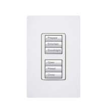 LUTRON ELECTRONICS RRDW3BDWH Botonera con 6 botones 3 p