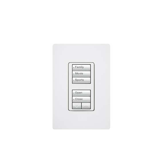 LUTRON ELECTRONICS RRD-W1-RLD-WH Teclado seetouch 5 bot