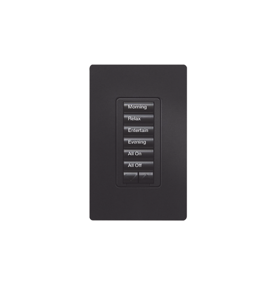 LUTRON ELECTRONICS RRDH6BRLMN Teclado hibrido seetouch