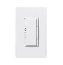 LUTRON ELECTRONICS RRD10DWH Atenuador dimmer un solo po