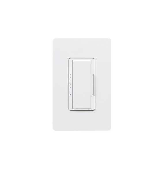 LUTRON ELECTRONICS RRD10DWH Atenuador dimmer un solo po