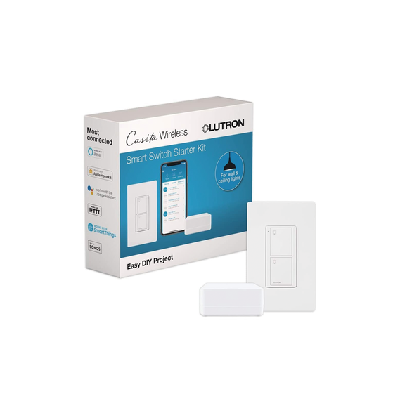 LUTRON CASETA WIRELESS PBDGPKG1WS Caseta Wireless Kit H