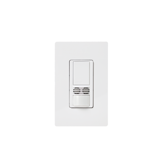 LUTRON ELECTRONICS MS-A102-WH MSTRO 1CIR DT SENS NONEUT