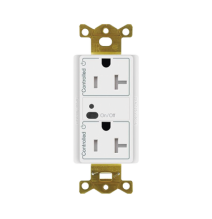 LUTRON ELECTRONICS CAR2S20STRWH Receptáculo con señal i