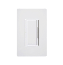 LUTRON ELECTRONICS MSCF6AMWH Maestro Dimmer 120V Fluor