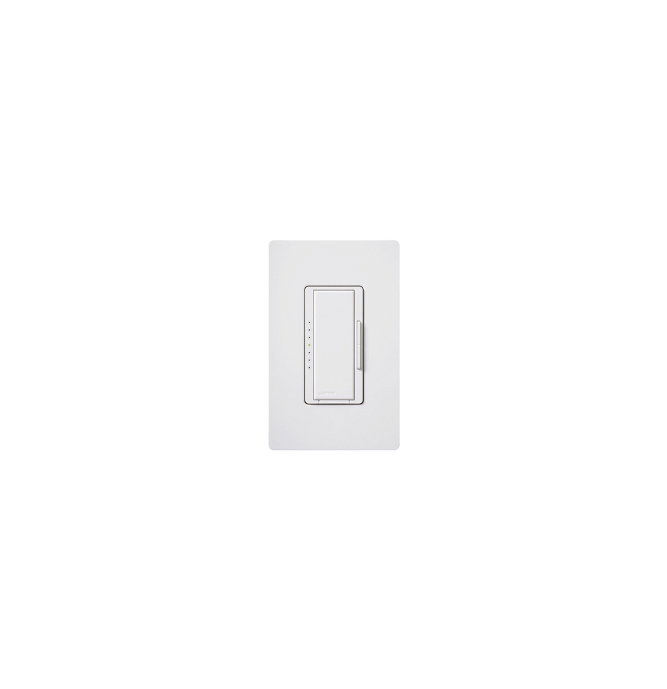 LUTRON ELECTRONICS MSCF6AMWH Maestro Dimmer 120V Fluor