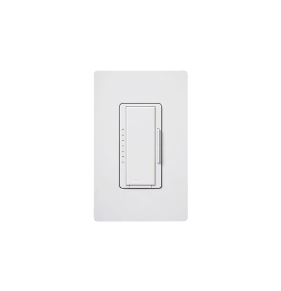 LUTRON ELECTRONICS MSCF6AMWH Maestro Dimmer 120V Fluor