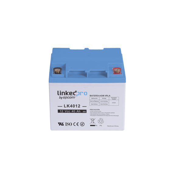 LINKEDPRO BY EPCOM LK4012 Batería 12 Vcc / 40 Ah / UL /