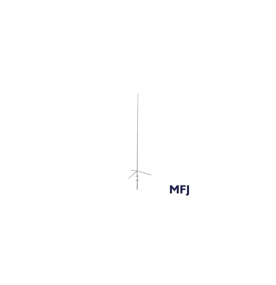 MFJ MFJ-1524 Antena Base UHF / VHF Para Rango de Frecue