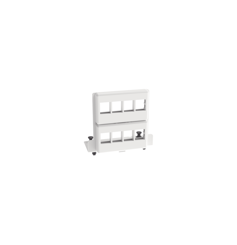 PANDUIT NKMS8PPB Patch Panel de 8 Puertos Keystone Para