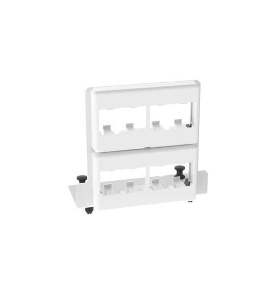 PANDUIT MS8PPB Patch Panel de 8 Puertos Mini-Com Para U