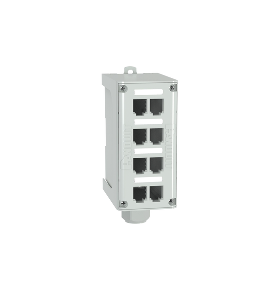 PANDUIT FDME8RG Panel de Parcheo Modular para Fibra Ópt