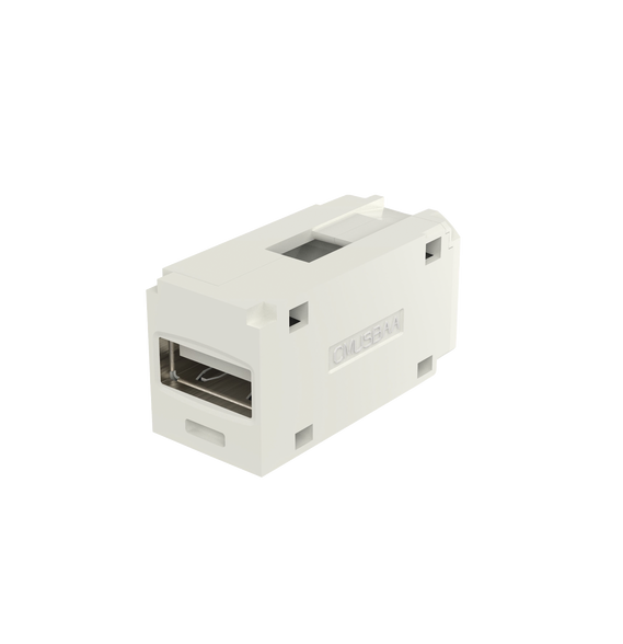 PANDUIT CMUSBAAIW Módulo Acoplador USB 2.0 Hembra a Hem