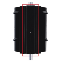 OPTEX PSC4 Accesorio para ocultar hueco entre detectore