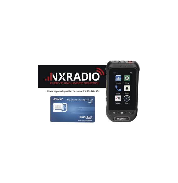 NXRADIO RG360-KIT-SIMTEL KIT Radio RG360 +12 Meses Serv