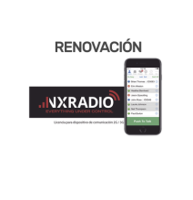 NXRADIO RENOVACIONNXRADIO Renovacion de Servicio Anual