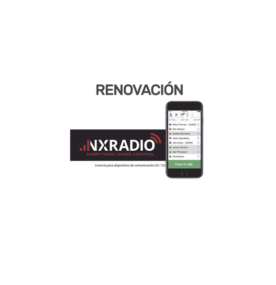 NXRADIO RENOVACIONNXRADIO Renovacion de Servicio Anual