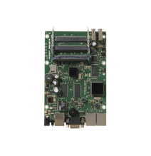 MIKROTIK RB435G Board 3 Puertos Gigabit con 5 ranuras m