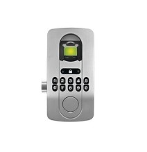 AccessPRO LOCKPRO-2C Chapa Cromada con Lector de Huella