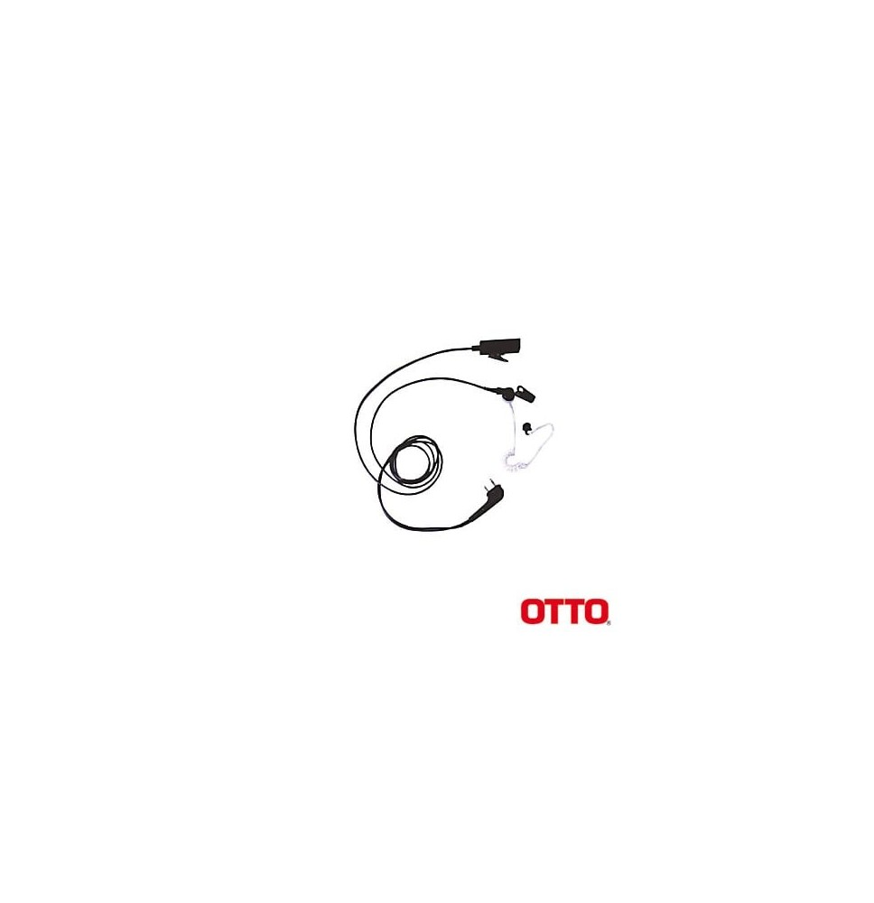 OTTO V1-10355 Micrófono-Audífono Profesional de 2 Cable