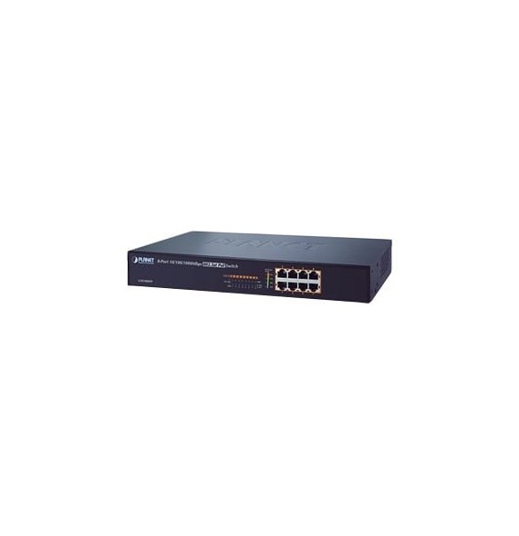 PLANET GSD-808HP Switch no administrable PoE Gigabit de