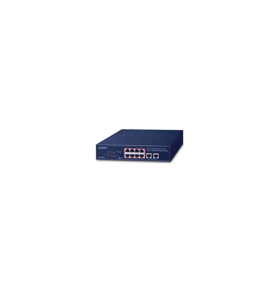 PLANET FSD-1008HP Switch No Administrable de Escritorio