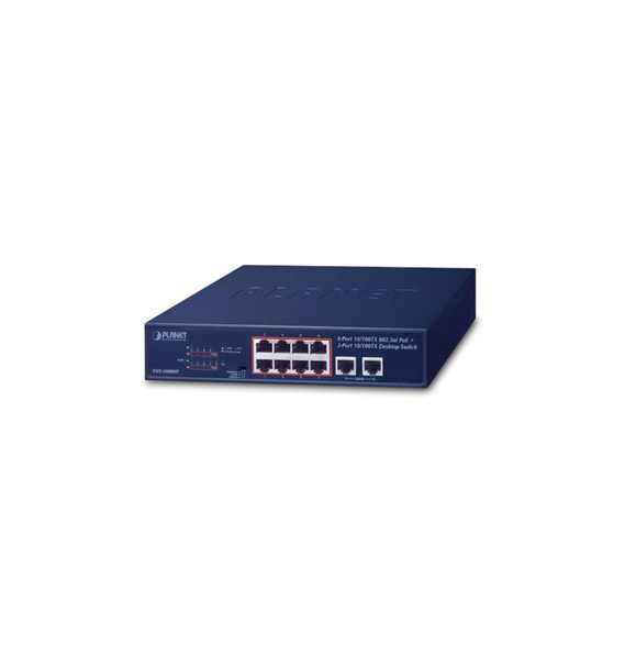 PLANET FSD-1008HP Switch No Administrable de Escritorio