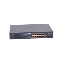 PLANET FGSD-1022VHP Switch PoE+ / distancia 250 metros