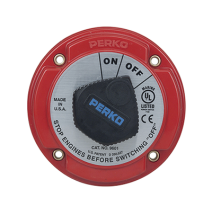 PERKO 9601DP Switch Selector de Batería On / Off de Ser