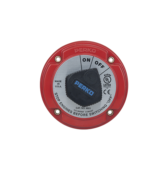PERKO 9601DP Switch Selector de Batería On / Off de Ser